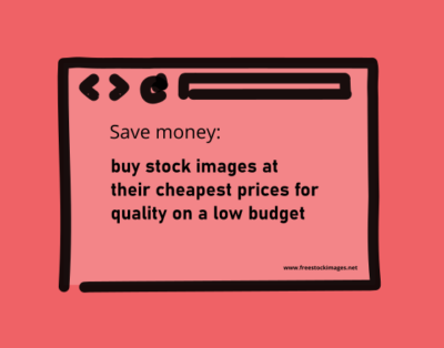 Save money with cheap stock images
